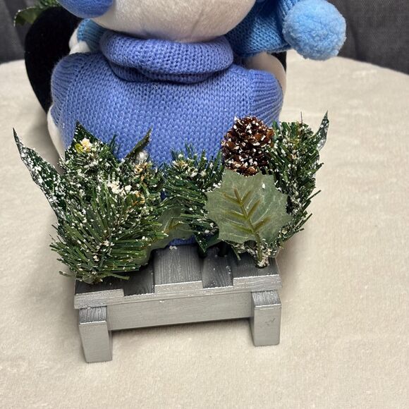 Avon Gift Collection Snowman Sled Figurine Winter Holiday Decor  Original Box - Picture 5 of 11